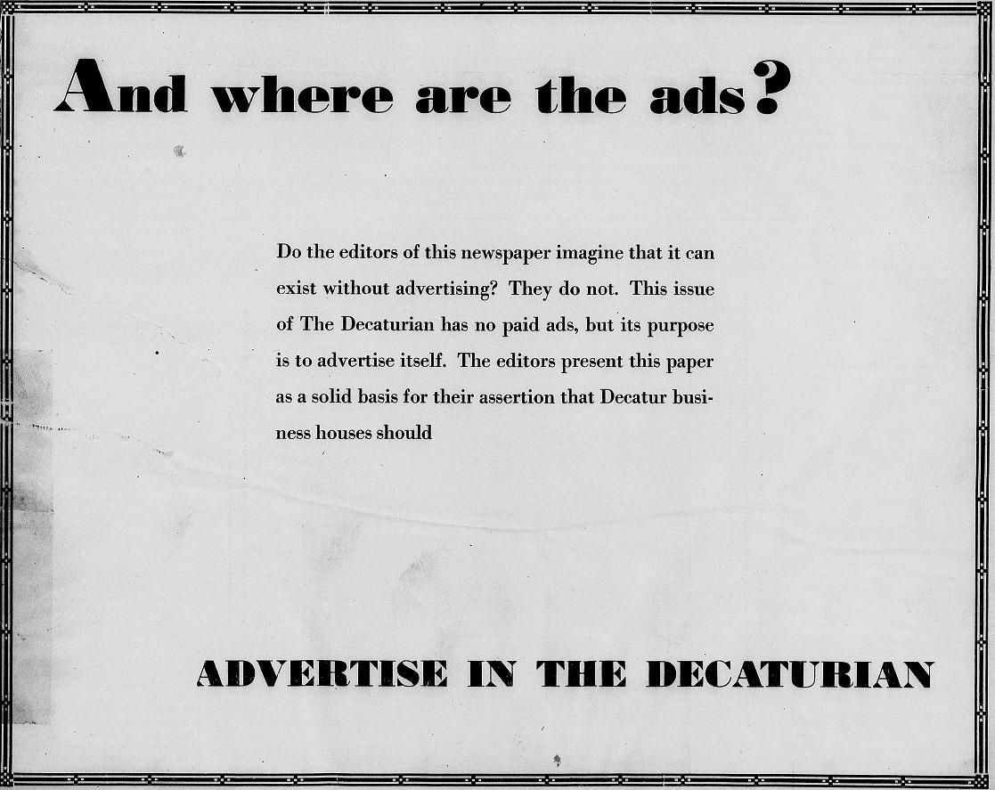 The Decaturian August 22, 1932