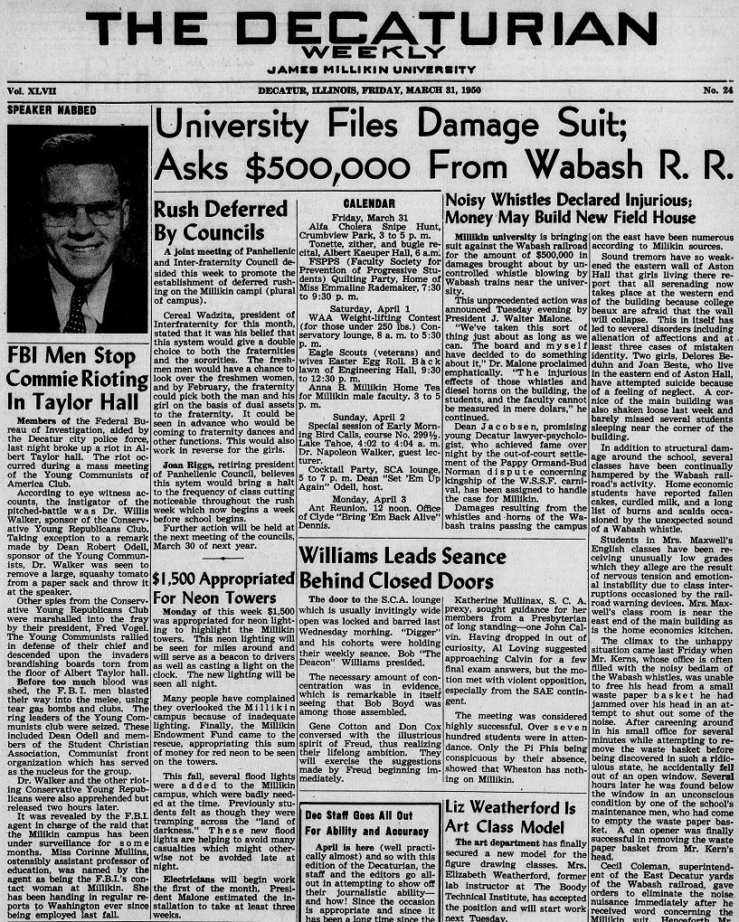 The Decaturian March 31, 1950