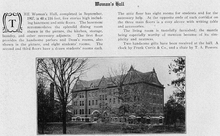 Aston Hall in the 1908 Millidek page 58