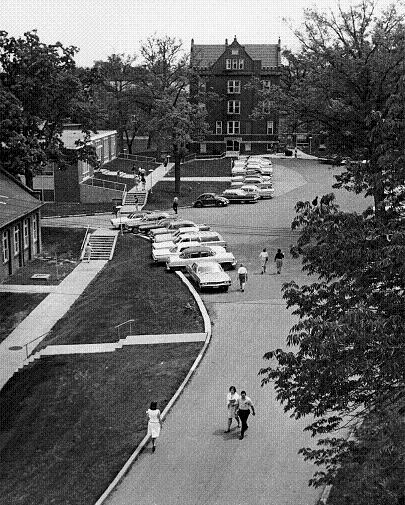 Aston Hall, Mueller Hall, and the SUB in the 1960s