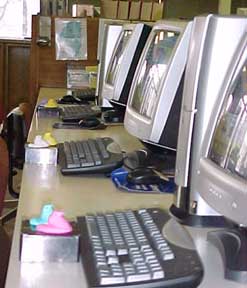 Photo of Peeps using the internet