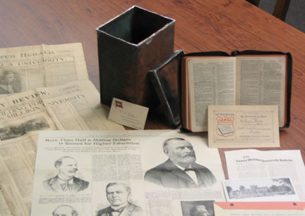 Contents of the time capsule