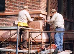 Removal of cornerstone in 2003