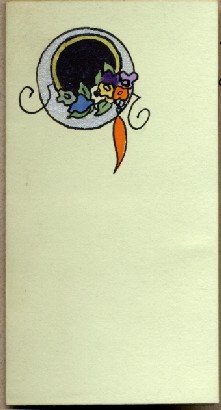 Sigma Alpha Iota dance card