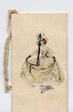 1922 dance card