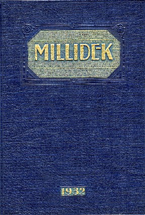 1932 Millidek cover in blue