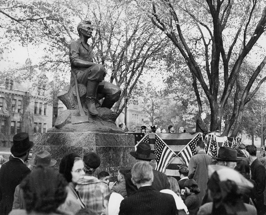 Dedication of Lincoln Statue October 24, 1948
