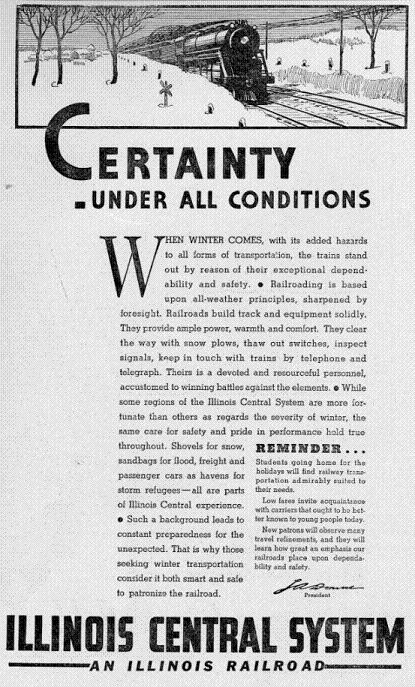 Advertisement from 11 December 1936 Decaturian (p3)