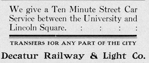 Advertisement from 28 September 1911 Decaturian (p5)
