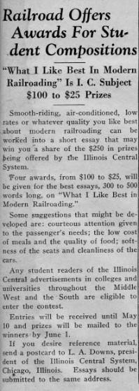 Article from 30 April 1937 Decaturian (p1)