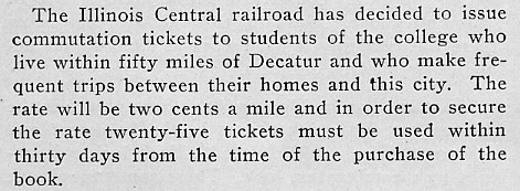 Article from January 1904 Decaturian (p12)