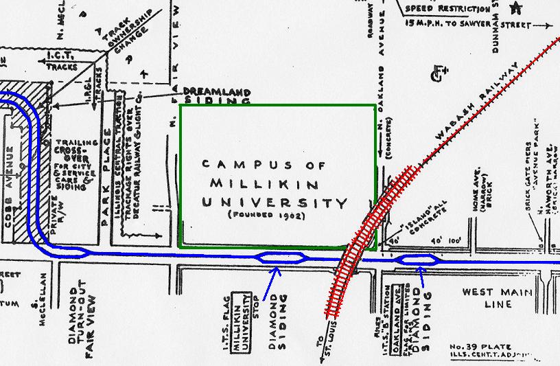 Decatur railroads map