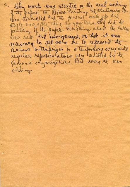 Sears' letter of 1915 page 2