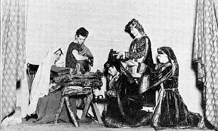 early Christmas Vespers tableaux