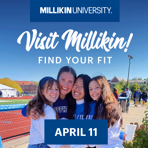 Visit Millikin and find your fit