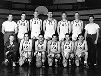 1950-51 Mens basketball team