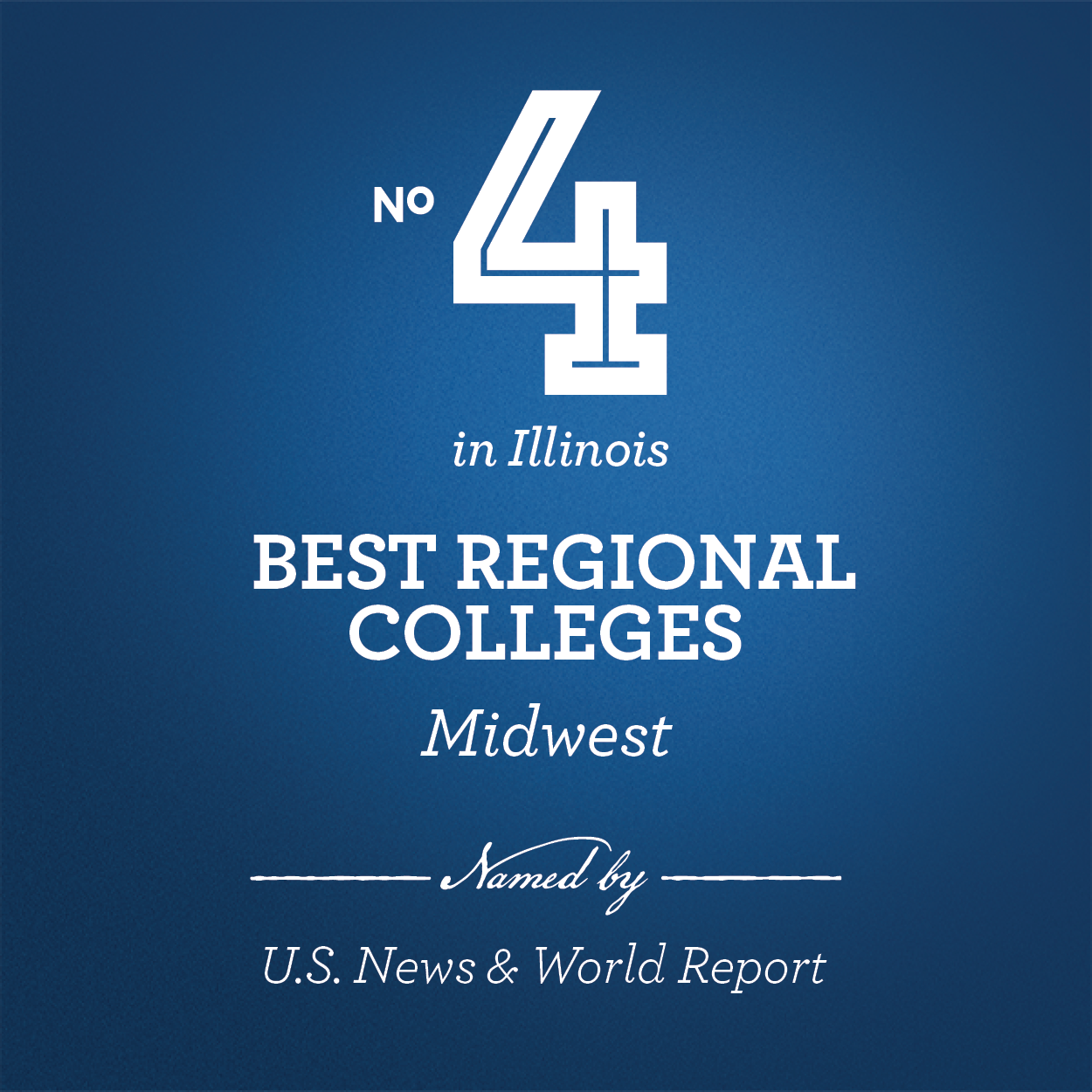 number 4 in illinois best regional college