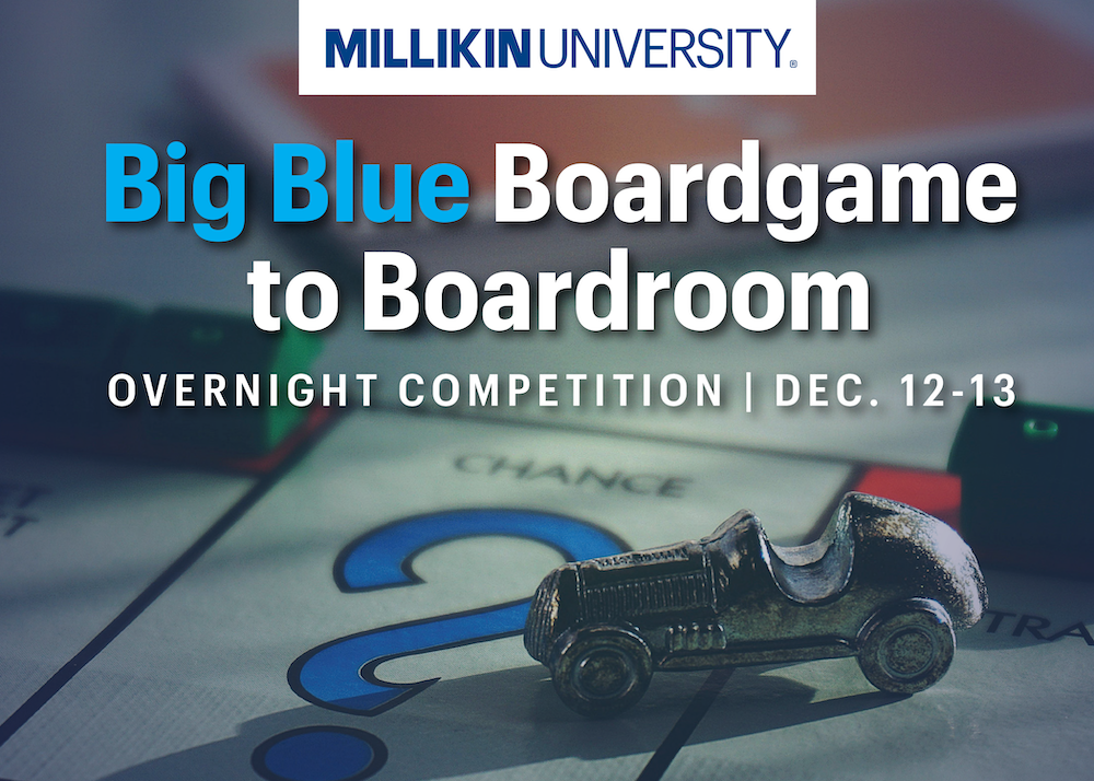 big blue boardgame to boardroom