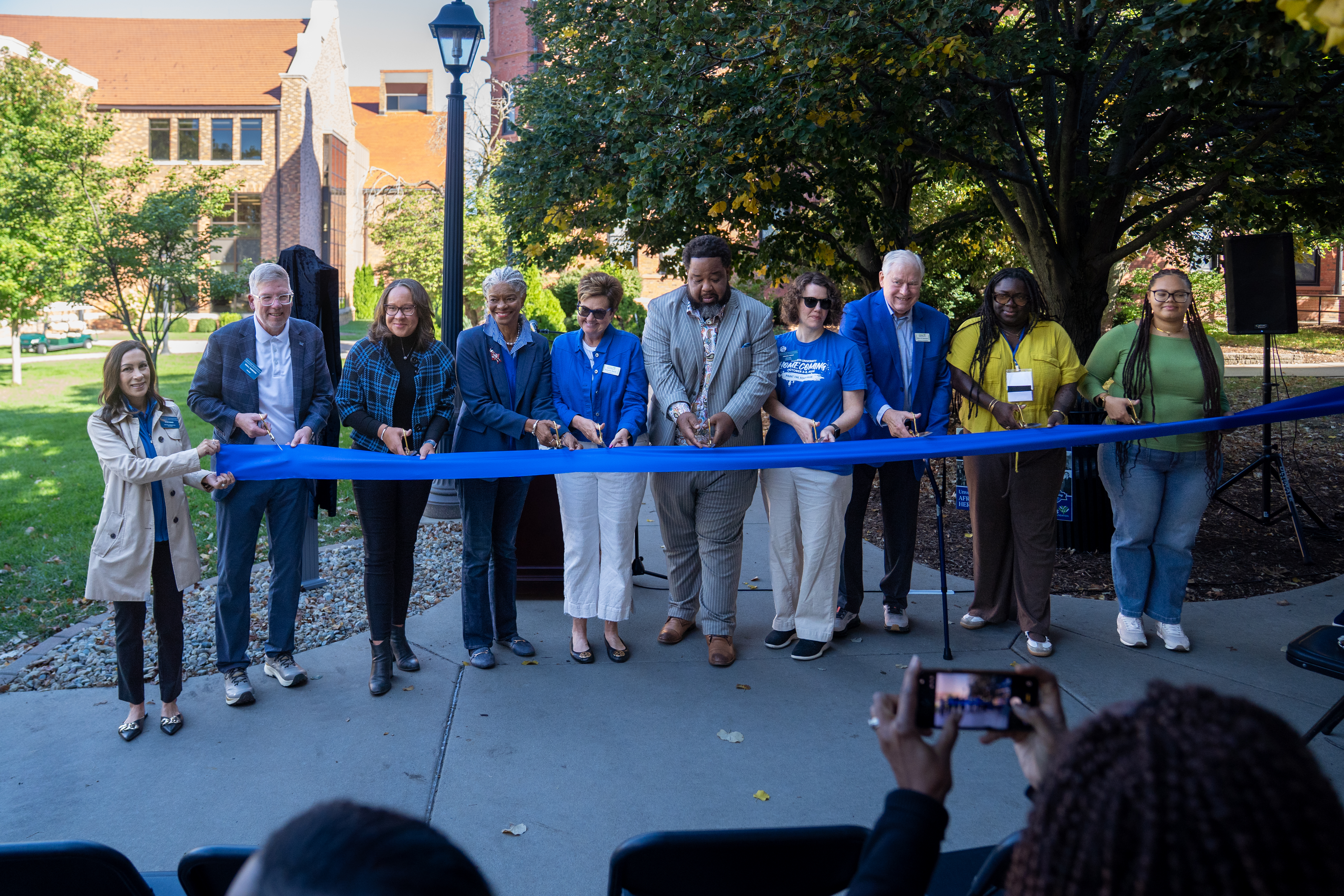 Ribbon cutting