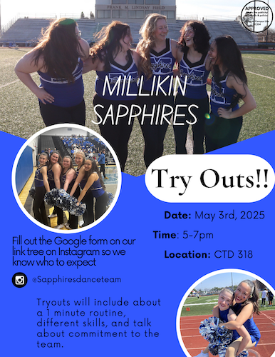 Millikin Sapphires try outs