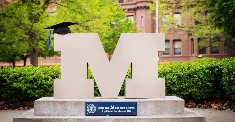 Millikin M statue
