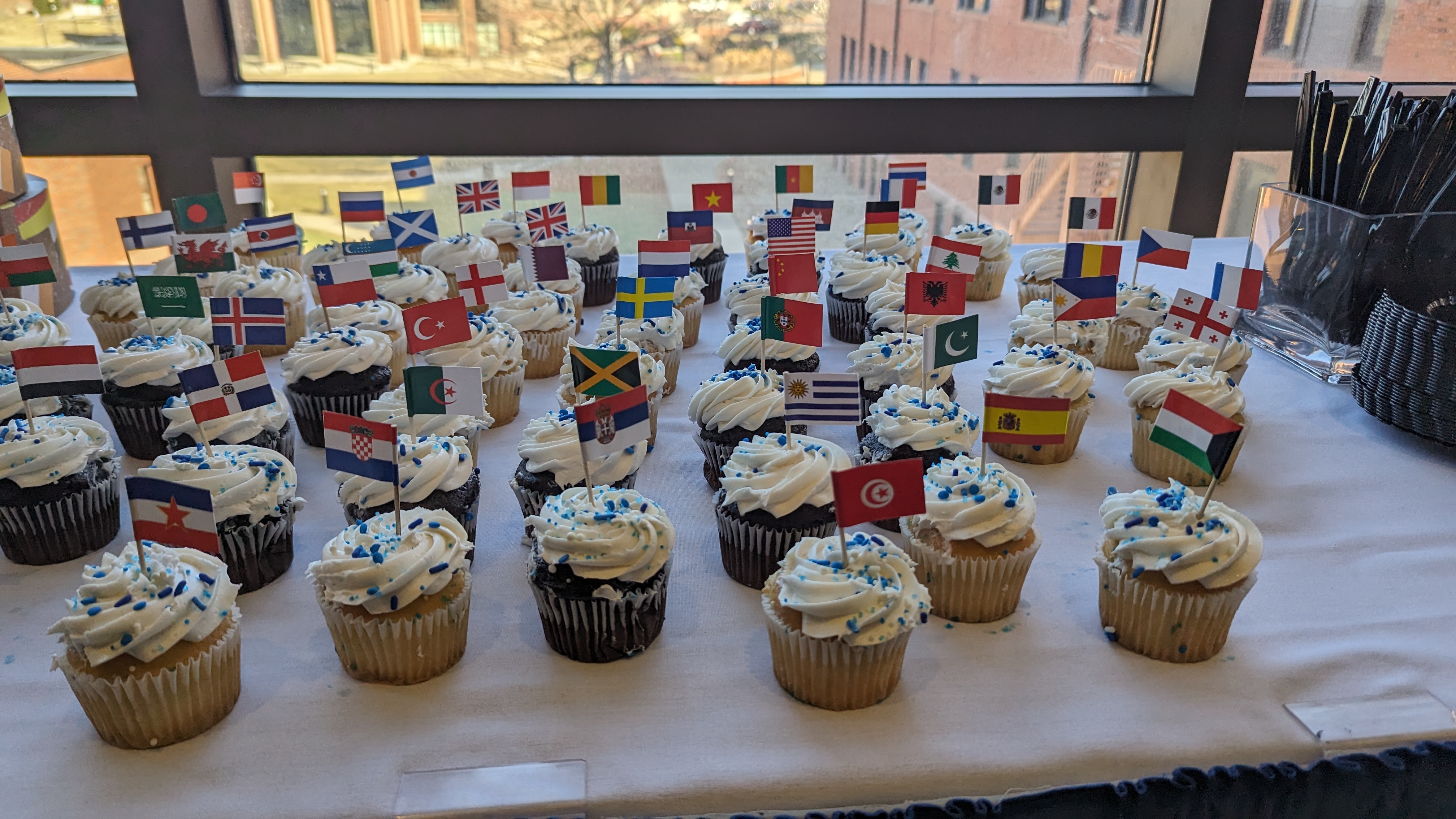 International cupcakes