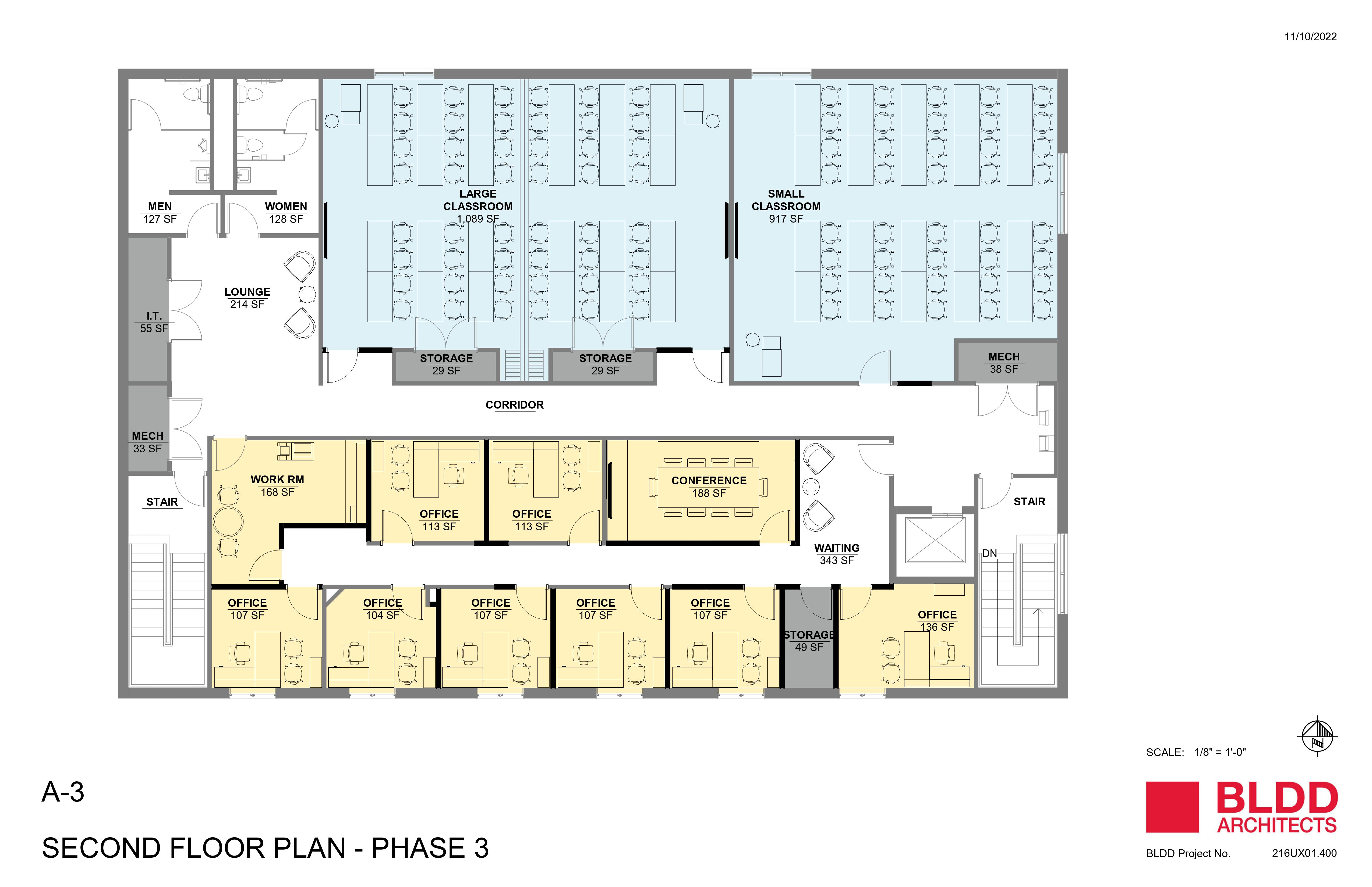 floor plan for nursing sim lab