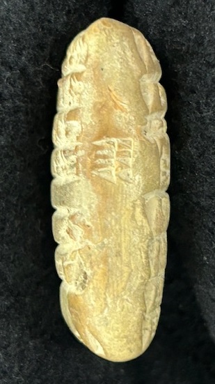 Cuneiform tablet 1, side C