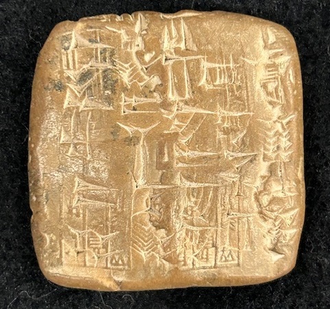 Cuneiform tablet 5, side A