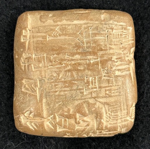 Cuneiform tablet 6, side A