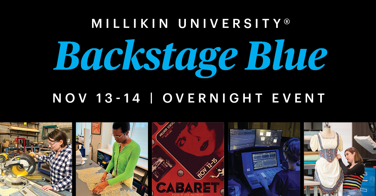 Backstage blue overnight event