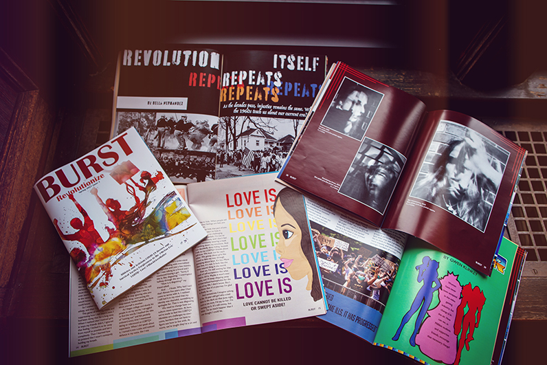 collection of magazines