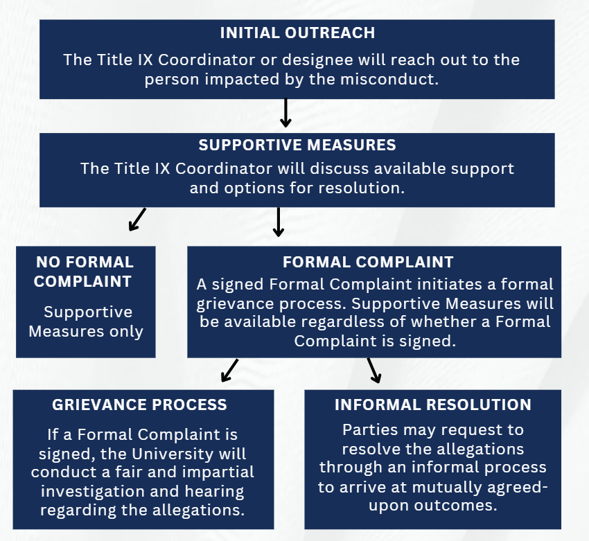 Title IX flow chart