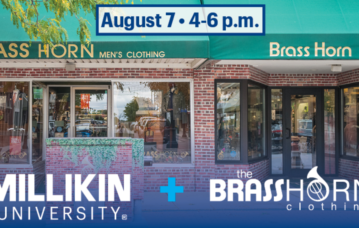 the brass horn storefront