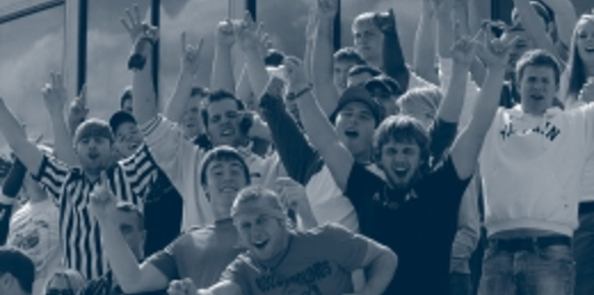 Students cheering