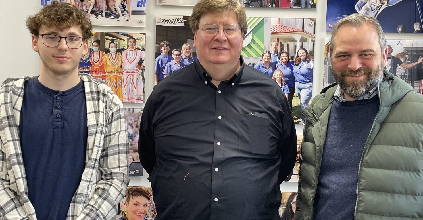 Neal Smith and student