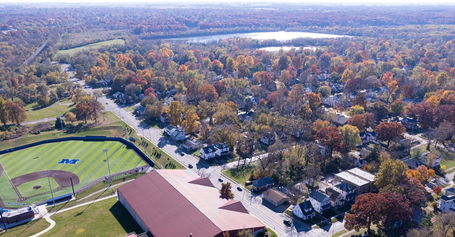 Aerial view of Campus