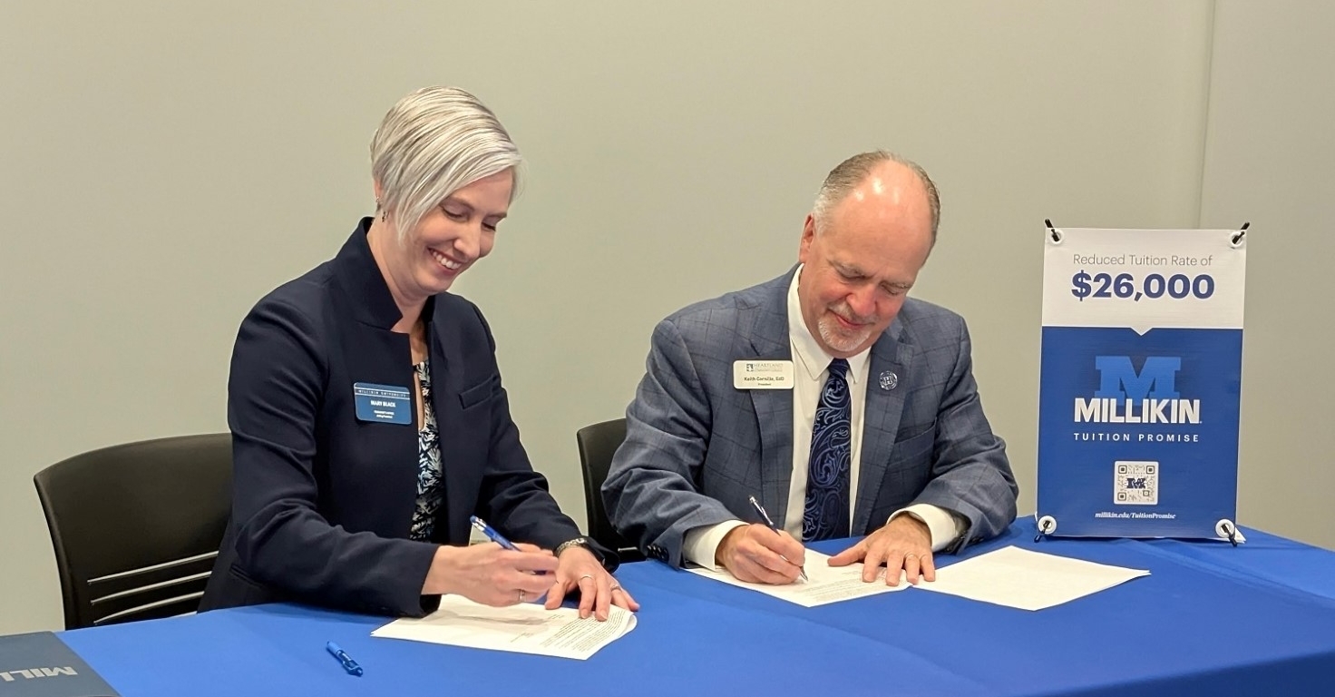 Millikin Heartland Articulation Agreement Signing