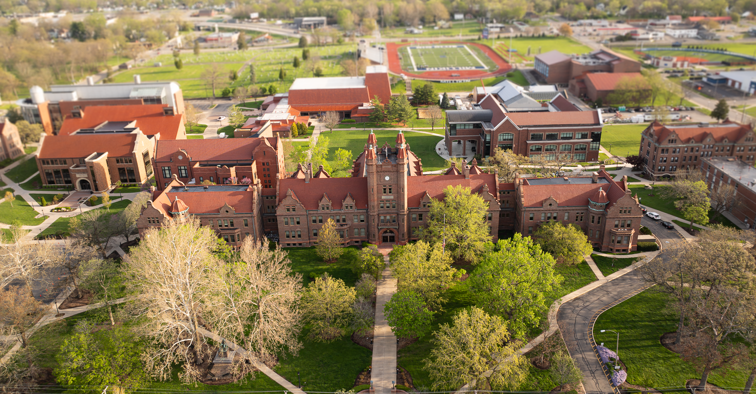 Drone of campus