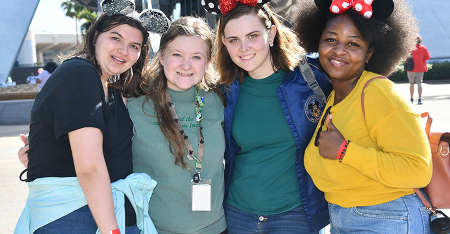 Students at Disney