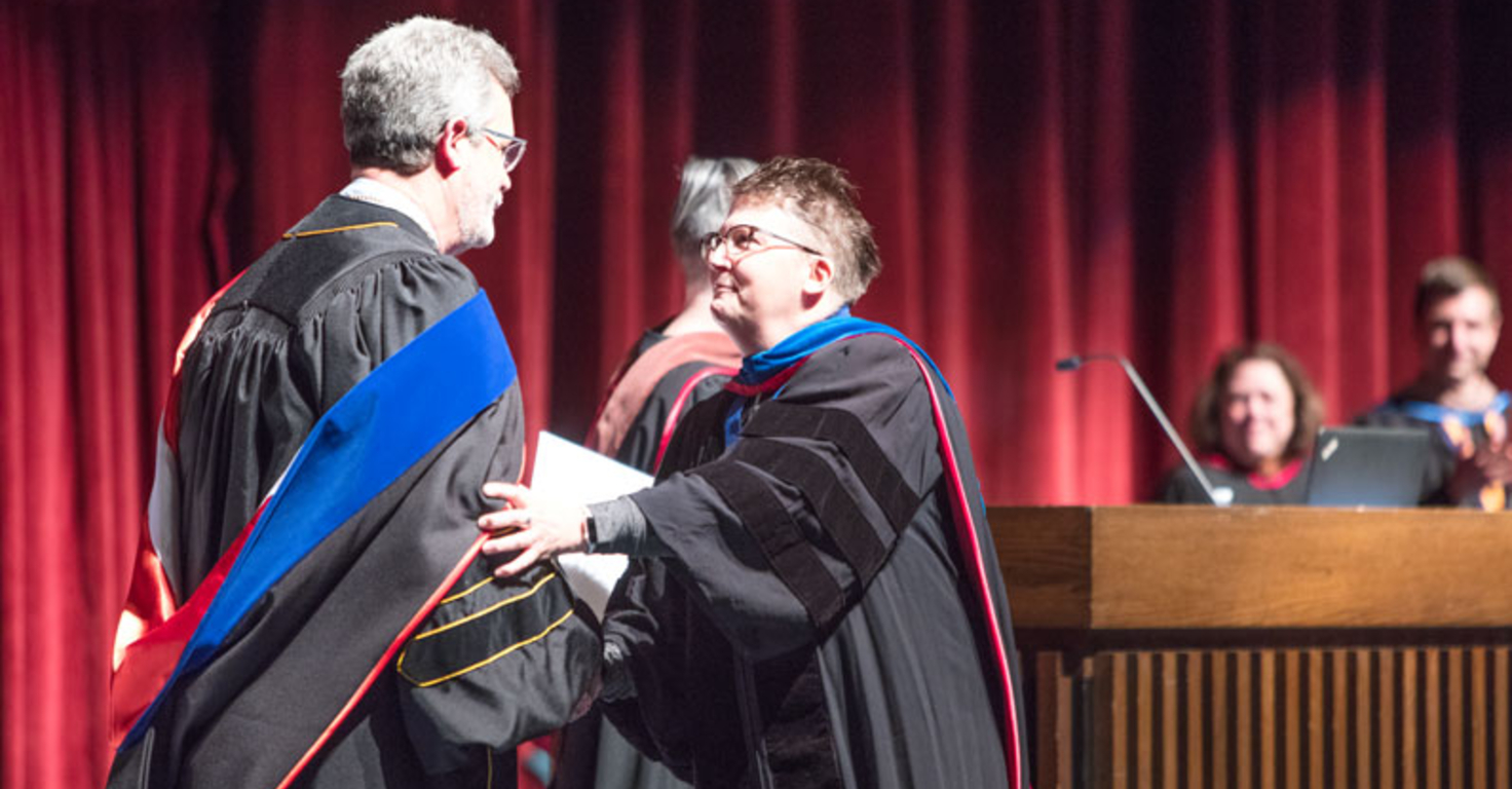 Nancy at Commencement