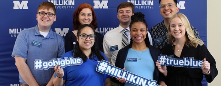 group of admission counselors
