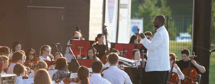 William McClain conducting