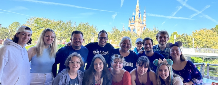 Mu students at Disney