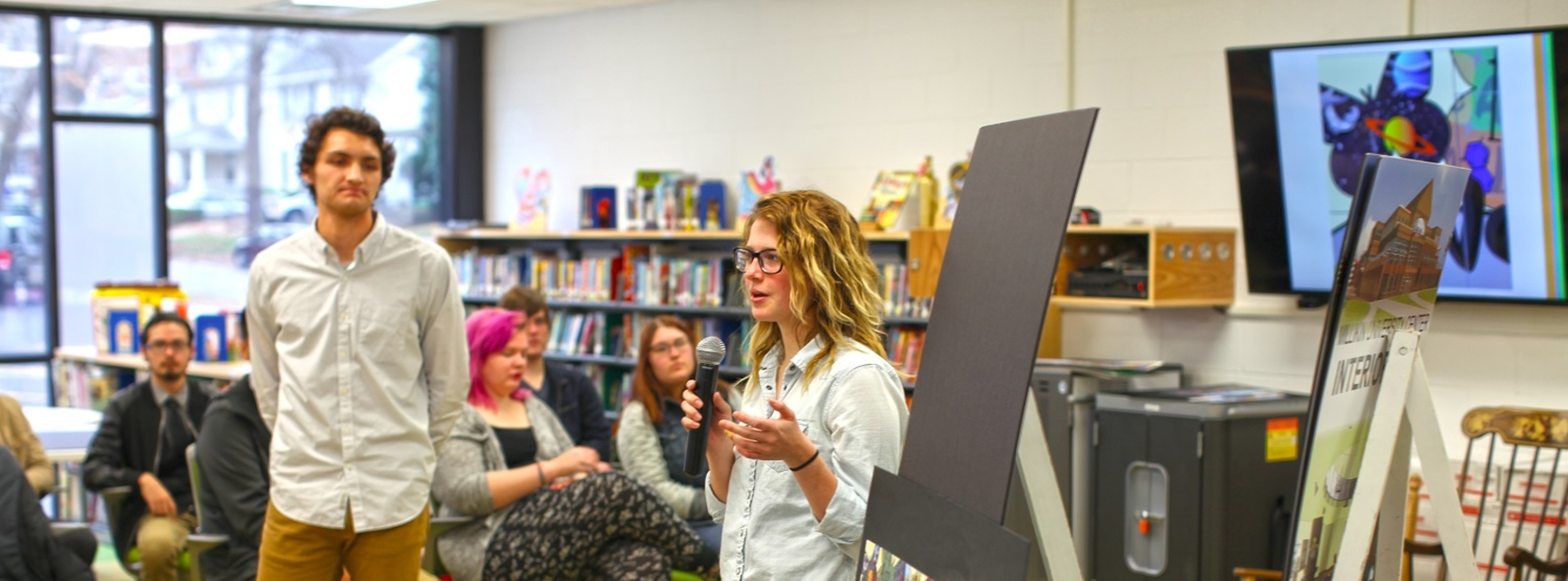 instructor speaking to class