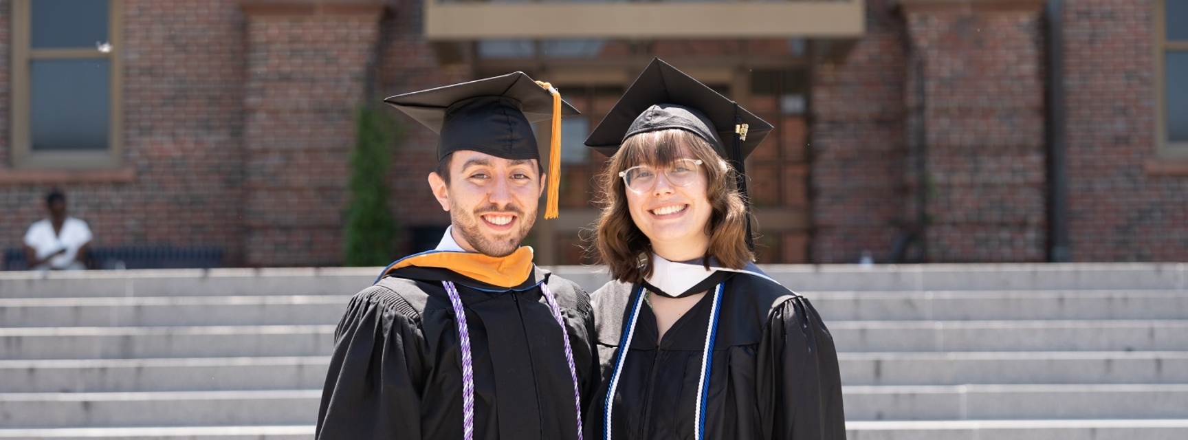 Male and female graduates