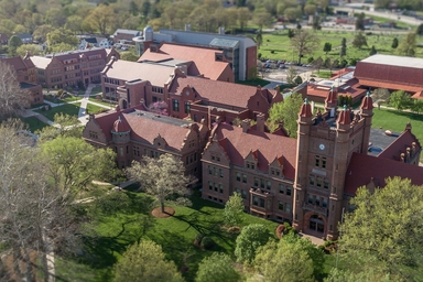 Aerial view of Millikin Campus