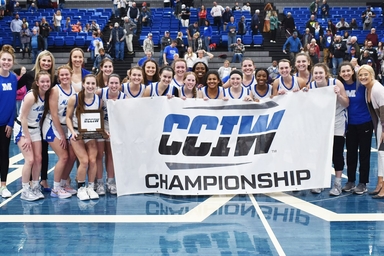 women&#039;s basketball team cciw championship