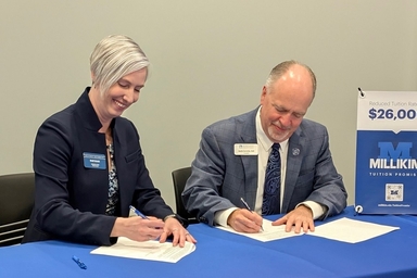 Millikin Heartland Articulation Agreement Signing