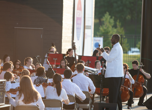 William McClain conducting